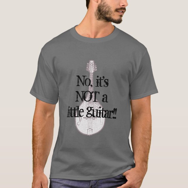 Mandoline ist NICHT ein Gitarrent-shirt T-Shirt (Vorderseite)