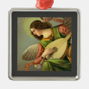 Mandoline Ornament Aus Metall