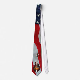 Mandoline - TIE-AMERICAN FLAGGE Krawatte