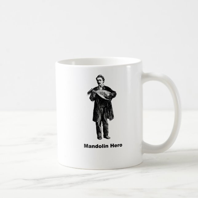 Mandolinen-Held Kaffeetasse (Rechts)