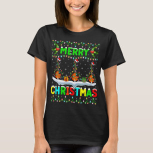 Mandolinen Liebhaber Weihnachten Mandolinen Beleuc T-Shirt