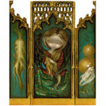 Mandragora gotisches mandrake Engel Triptychon Freistehende Fotoskulptur<br><div class="desc">Hohe gotische Art mit einer zeitgenössischen unbedarften Drehung! Drei Malereien in einer - ein Triptychon! Es kennzeichnet einen gotischen Engel in der zentralen Platte, die eine Mandrake Wurzel schaukelt. Mandrake Wurzeln sind häufig Bannkomponenten und haben viel Mythologie u. Aberglauben, die sie umgeben. Sie wachsen "Glieder" die ihnen einen Menschen wie...</div>