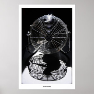 Mandrill Fan BW Still Life Photographie L Poster