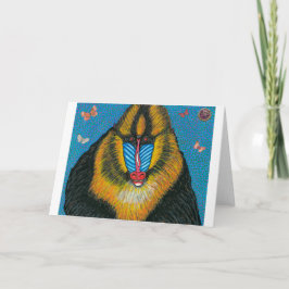 Mandrill Grußkarte Feiertagskarte
