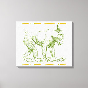 Mandrill Monkey Leinwanddruck