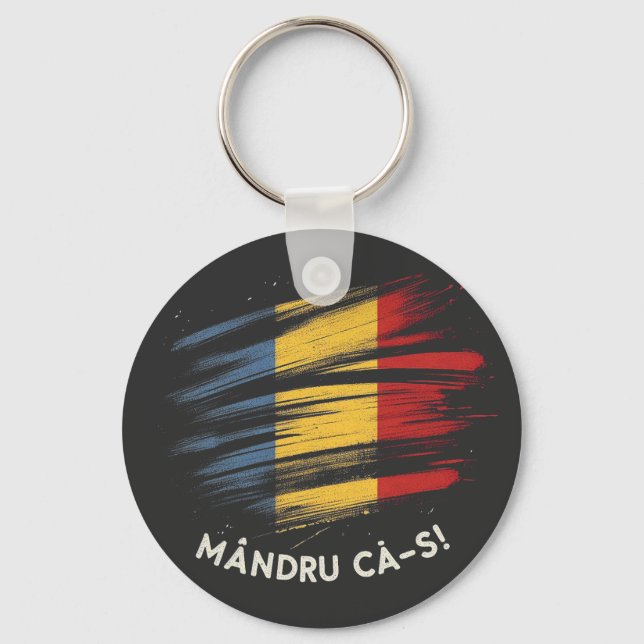 Mandru ca-s roman band schlüsselanhänger (Vorderseite)