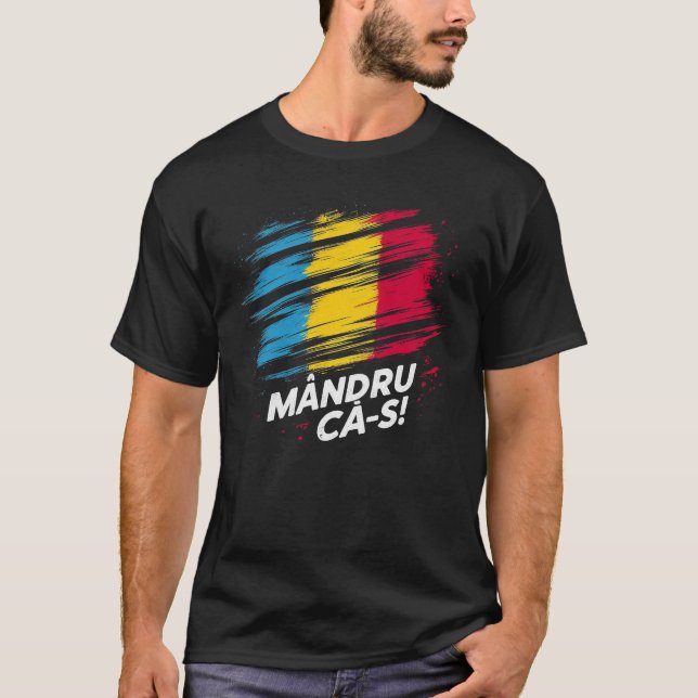 Mandru ca-s roman T-Shirt (Vorderseite)