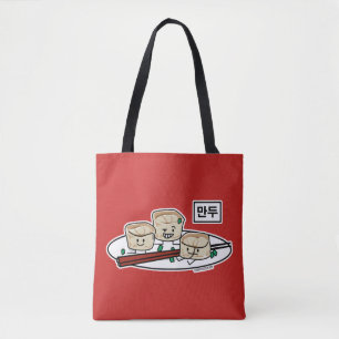 Mandu Koreanischer Dim sum sum Breakfast Hangul Tasche