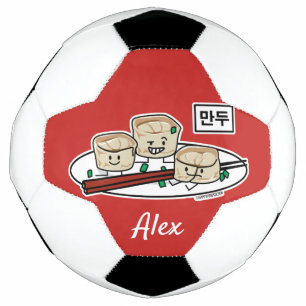 Mandu koreanisches Mehlkloß-dim sumfrühstück Fußball