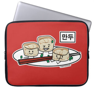 Mandu koreanisches Mehlkloß-dim sumfrühstück Laptopschutzhülle