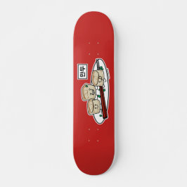 Mandu koreanisches Mehlkloß-dim sumfrühstück Skateboard