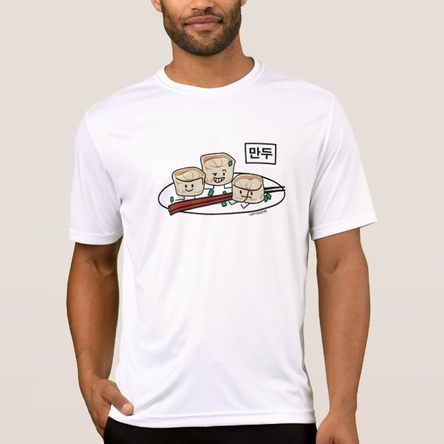 Mandu koreanisches Mehlkloß-dim sumfrühstück T-Shirt (Vorderseite)
