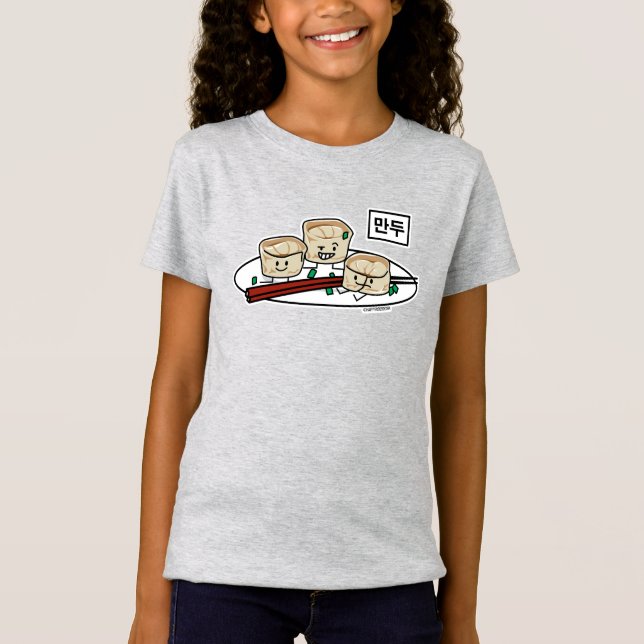 Mandu koreanisches Mehlkloß-dim sumfrühstück T-Shirt (Vorderseite)