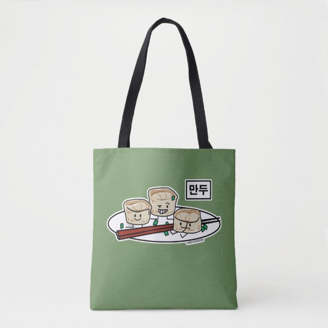 Mandu koreanisches Mehlkloß-dim sumfrühstück Tasche (Vorderseite)