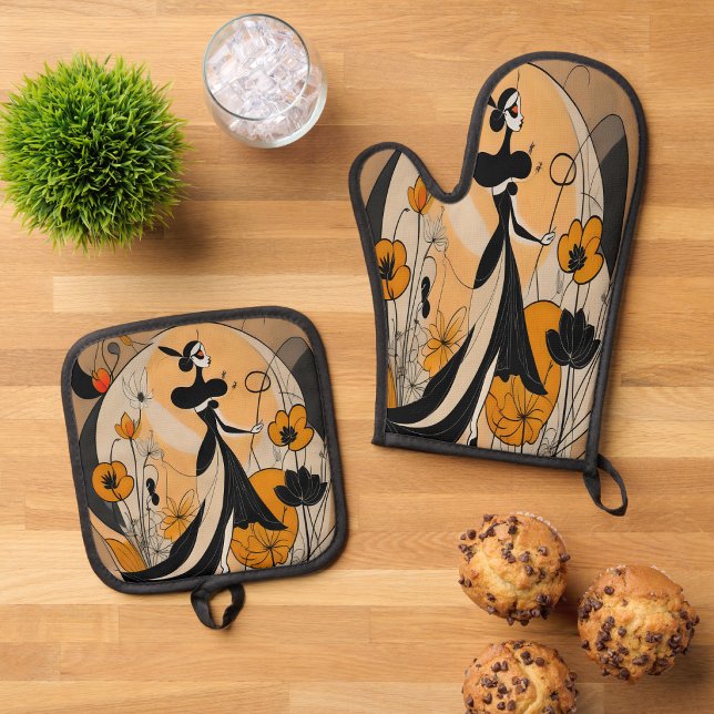 Mandulis Ofenhandschuh & Topflappen-Set (Mandulis Oven Mitt & Pot Holder Set
)