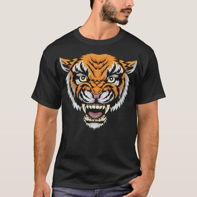 MANDY Nicolas Cage Tiger Baseballtrainer  T-Shirt (Vorderseite)