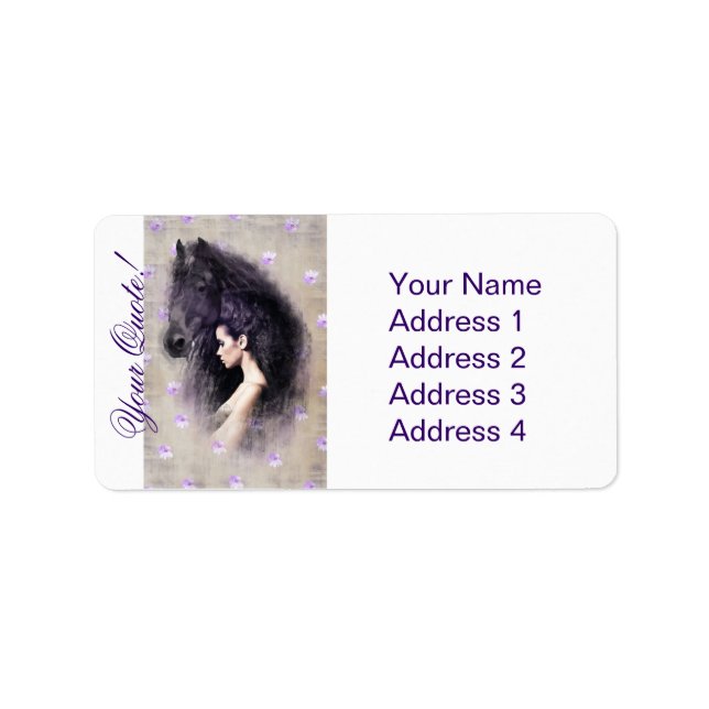 MANE - Labels Adressaufkleber (Vorne)