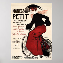 Manege Petit Bicycles Affiche publicitaire Vintage