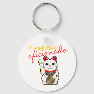 Maneki Neko Aficionado Schlüsselanhänger