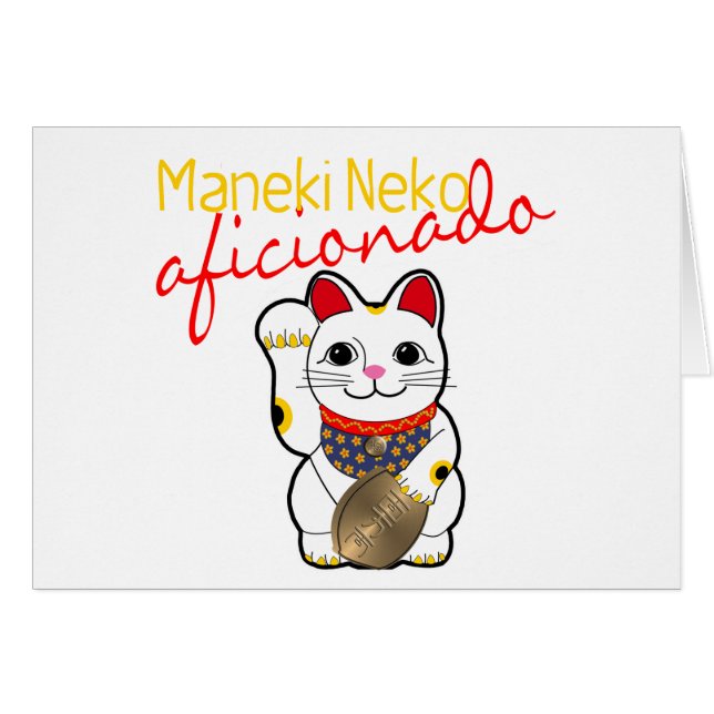 Maneki Neko Anhänger (Vorderseite (Horizontal))