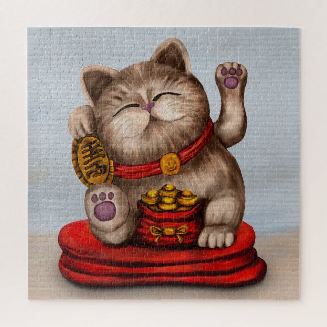 Maneki-neko Beckoning cat (Vertikal)
