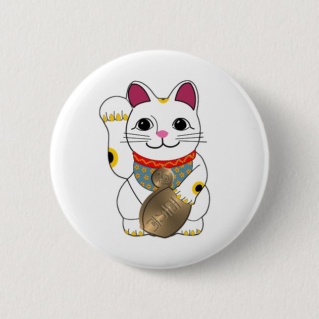 Maneki Neko Button (Vorderseite)