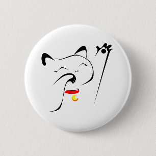 Maneki Neko Button