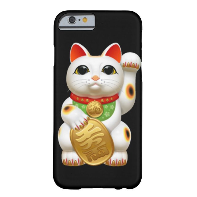 maneki-neko Charme-Talisman welc glücklicher Katze Case-Mate iPhone Hülle (Rückseite)