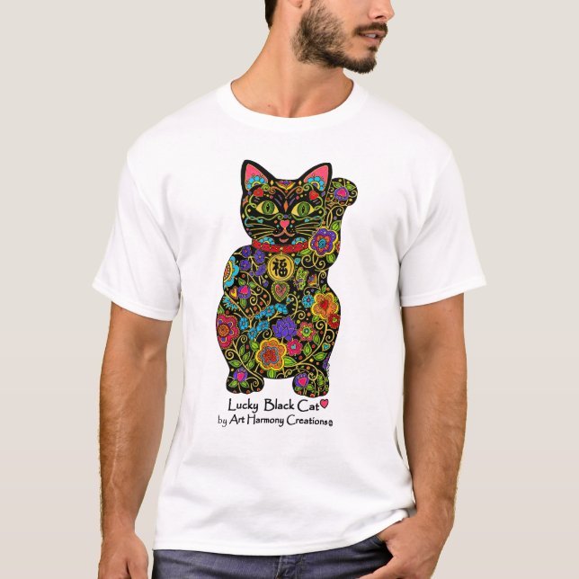 Maneki Neko der T - Shirt Männer (Vorderseite)