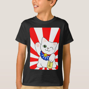 Maneki Neko glückliche Katze T-Shirt