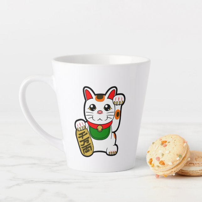 Maneki Neko: Japanisch Lucky Cat Milchtasse (Beispiel)