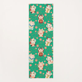 Maneki Neko Lucky Cats Yogamatte
