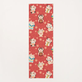 Maneki Neko Lucky Cats Yogamatte