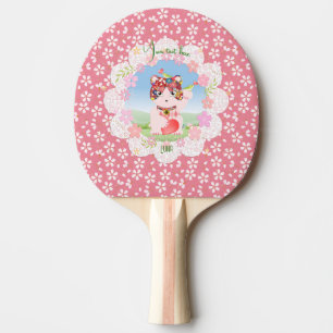 Maneki Neko Lucky Luna Tischtennis Schläger