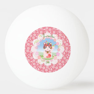Maneki Neko Lucky Luna Tischtennisball
