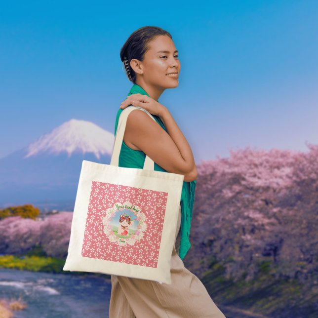 Maneki Neko Lucky Luna Tragetasche (Maneki Neko Lucky Luna Tote Bag)