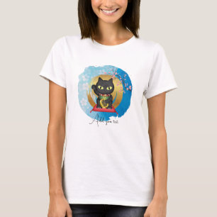 Maneki Neko Lucky Poilue Frauen T-Shirt