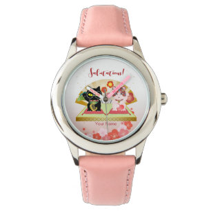 Maneki Neko Lucky Poiluna Armbanduhr