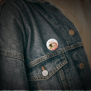 Maneki Neko Lucky Poiluna Button