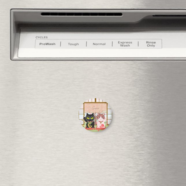 Maneki Neko Lucky Poiluna Magnet (In Situ (Geschirrspüler))