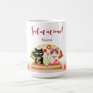 Maneki Neko Lucky Poiluna Mug