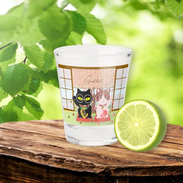 Maneki Neko Lucky Poiluna Schnapsglas (Maneki Neko Lucky Poiluna Shot Glass)