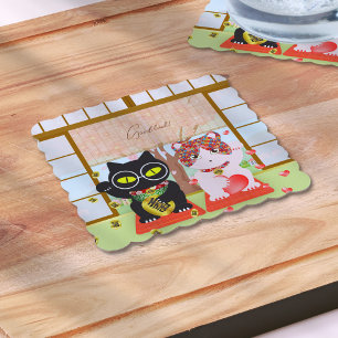 Maneki Neko Lucky Poiluna Untersetzer