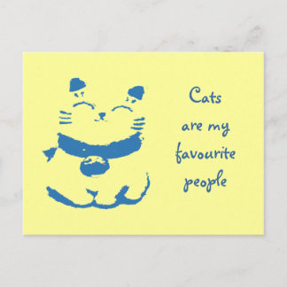 Maneki Neko Postcard Postkarte