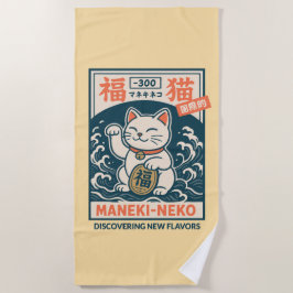 Maneki-Neko Strandtuch
