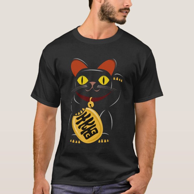 Maneki Neko T-Shirt (Vorderseite)