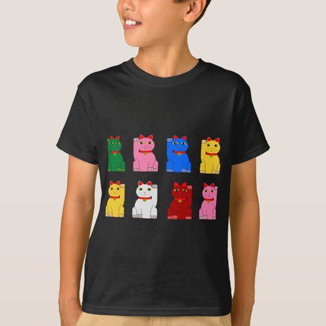 Maneki Neko T-Shirt (Vorderseite)