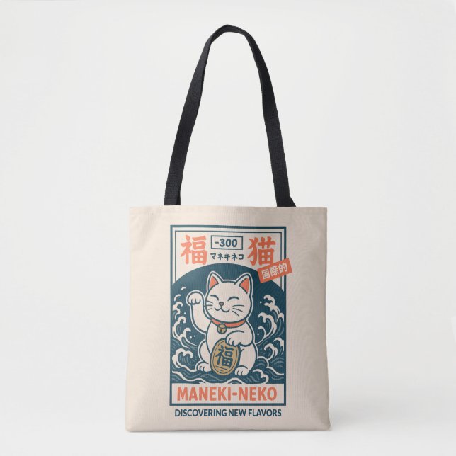 Maneki-Neko Tasche (Vorderseite)