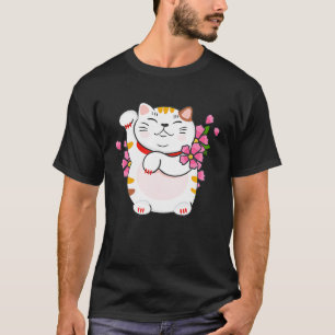 Maneki Neko Winkende Glückskatze T-Shirt