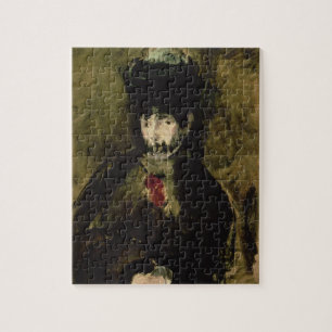 Manet Berthe Morisot, die einen Schleier, 1872